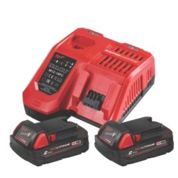 Milwaukee M18FSGC-202X FUEL 18V 2 x 2.0Ah Li-Ion RedLithium Brushless Cordless Drywall Screwdriver with Attachment