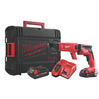 Milwaukee M18FSGC-202X FUEL 18V 2.0Ah Li-Ion RedLithium Brushless Cordless Drywall Screwdriver with Attachment