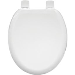 Bemis Proseat  Bottom Fixing Toilet Seat Moulded Wood White