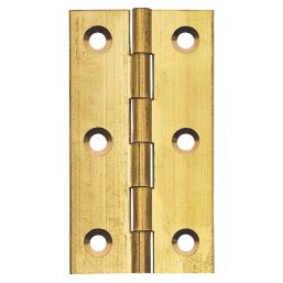 Self-Colour  Solid Drawn Butt Hinges 76mm x 41mm 2 Pack