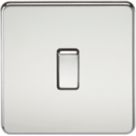 Knightsbridge  20A 1-Gang DP Control Switch Polished Chrome