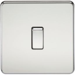 Knightsbridge  20A 1-Gang DP Control Switch Polished Chrome