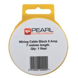 Pearl Consumables 5A 0.65mm² Automotive Cable 7m Coil Black