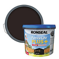 Ronseal  Fence Life Plus Shed & Fence Treatment Dark Oak 9Ltr