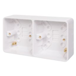 Schneider Electric Lisse 1 + 1-Gang Surface Pattress  Moulded Box 25mm