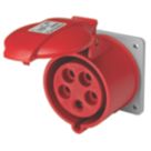 Amphenol 32A 4P+E Panel Socket 415V