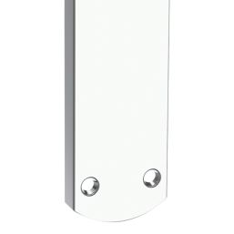 Cooke & Lewis Corfe Fire Rated Latch Lever on Backplate Handles Pair Polished Chrome 3 Pack