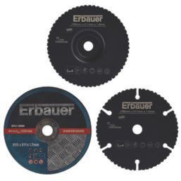 Erbauer  Multi-Material Mini Saw Blades 3 Piece Set