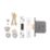 Smith & Locke Fire Rated  5 Lever Polished Chrome Deadlock 76mm Case - 57mm Backset