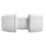 Hep2O  Plastic Push-Fit Equal Keyless Coupler 15mm