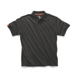 Scruffs  Worker Polo Black X Large 48" Chest