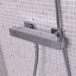 ETAL Pour Exposed Single Outlet Thermostatic Chrome Shower Valve