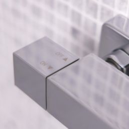 ETAL Pour Exposed Single Outlet Thermostatic Chrome Shower Valve