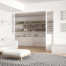 Henderson Pocket Door PDK4 1-Door Sliding Track System Silver 1601mm