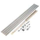 Henderson Pocket Door PDK4 1-Door Sliding Track System Silver 1601mm