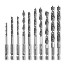 Einhell  Hex Shank Wood Drill Bit Set 10 Pieces