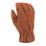 Stanley Split Cowhide Leather Driver Gloves Brown Medium