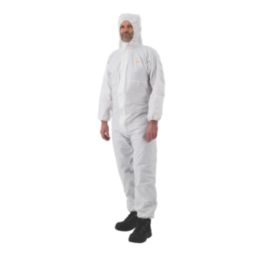 Site Caudrey Coverall White Large 52" Chest 32.9" L