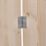 Magnodur Matt Silver Butt Hinge 60mm x 60mm 2 Pack