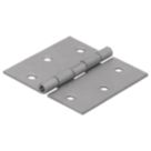 Magnodur Matt Silver Butt Hinge 60mm x 60mm 2 Pack