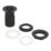 Flomasta Slotted Captive Basin Waste Matt Black 66mm