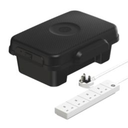 SLX IP56 Weatherproof Outdoor Electrical Box with Extension Lead