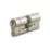 Yale Fire Rated 1 Star 6-Pin Euro Cylinder 40-45 (85mm) Satin Nickel