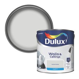Dulux Walls & Ceilings 2.5Ltr Polished Pebble Matt Emulsion  Paint