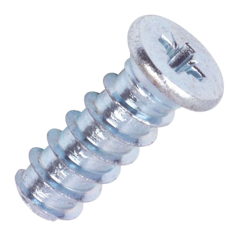 Essentials ZincPlated Hinge Screws M6 x 16mm 100 Pack Screwfix