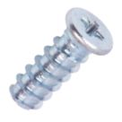 Essentials Zinc-Plated Hinge Screws M6 x 16mm 100 Pack
