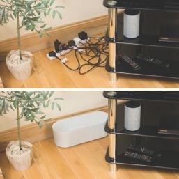 D-Line Cable Tidy Unit White