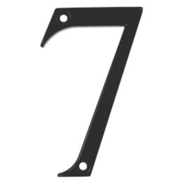 Fab & Fix Door Numeral 7 Black 80mm
