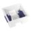 Essentials  1-Gang Dry Lining  Back Box 35mm 5 Pack