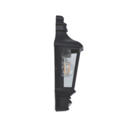 Lutec Cotswold Outdoor Wall Light With PIR Sensor Black