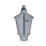 Lutec Cotswold Outdoor Wall Light With PIR Sensor Black