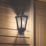 Lutec Cotswold Outdoor Wall Light With PIR Sensor Black