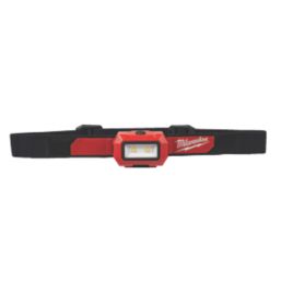 Milwaukee TRUEVIEW  LED Slim Headlamp Black/Red 350lm
