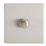 Contactum Lyric 1-Gang 2-Way  Dimmer Switch  Brushed Steel