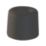 Smith & Locke Cylindrical Rubber Door Stop 30 x 24mm Black 3 Pack