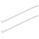 Essentials Non Fire Rated Easy Release Cable Ties Natural 20cm x 0.75cm 100 Pack
