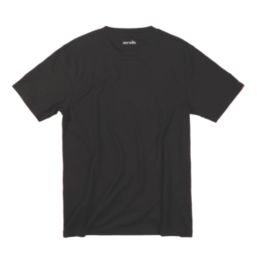 Scruffs Eco Worker Pocket Short Sleeve T-Shirt Black 2X Large 49-52" Chest