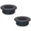 PipeSnug 32mm Cover Black 2 Pack