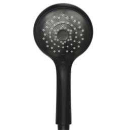Triton Benito Rear-Fed Exposed Matte Black Thermostatic Mixer Shower