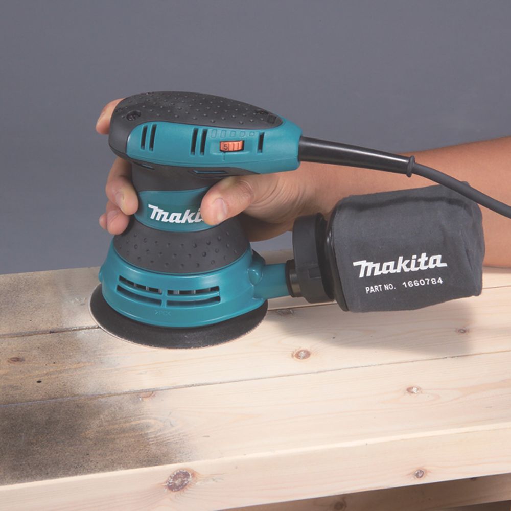 Makita m9204 125mm electric store random orbit sander