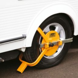 Maypole MP9061 Universal Trailer Wheel Clamp 10-12" Yellow