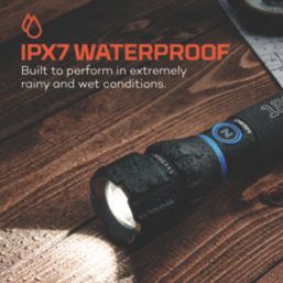 Nebo Blueline Flex Rechargeable LED Handheld Torch Black 1800lm