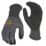 DEWALT Coated Grip Gloves Grey Large