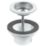 McAlpine Centre Pin Basin Waste Polished Stainless Steel 60mm