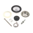 McAlpine Centre Pin Basin Waste Polished Stainless Steel 60mm