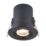 Saxby Major GU10 Tilt  Fire Rated Recessed Downlight Black